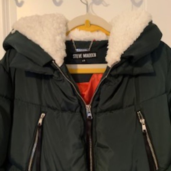 Steve Madden Long Winter Puff Coat - Picture 2 of 2